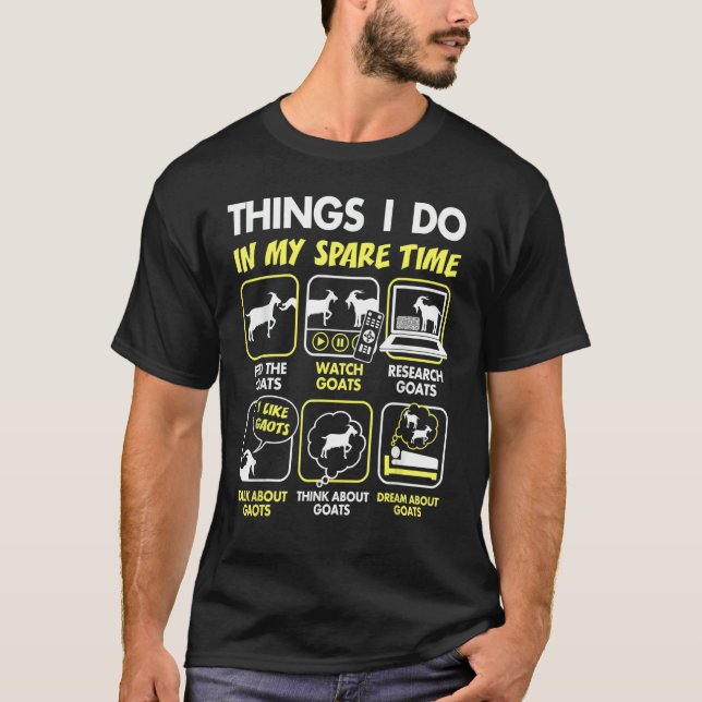 Jag ska åka Sak i min lediga tid. T Shirt (Framsida)