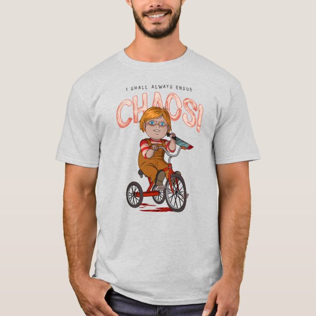 Jag ska alltid se till att det blir kaos! t shirt (Framsida)
