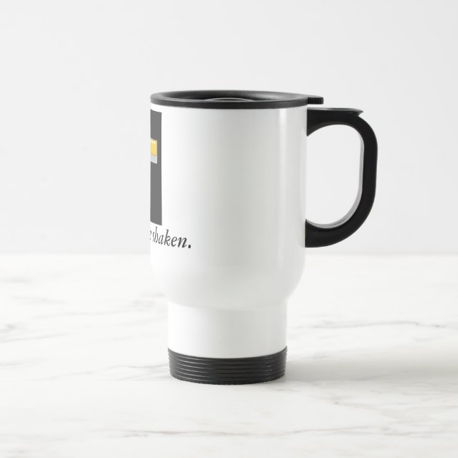 Jag ska är aldrig den upprörda arga travel mug resemugg (Höger)