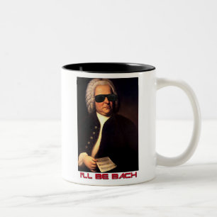 Jag ska är den Bach muggen Två-Tonad Mugg