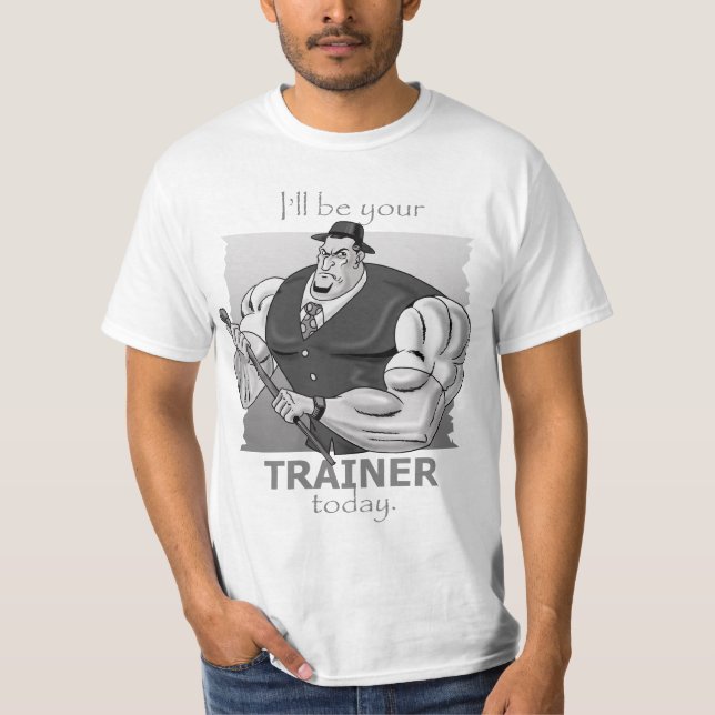 Jag ska är din instruktör I DAG! T-shirt (Framsida)