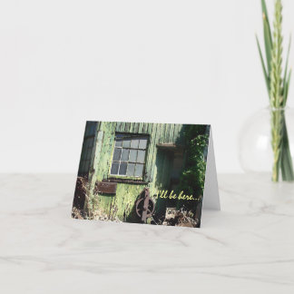 Jag ska är här… dig är värd väntan kort