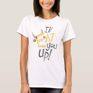 Jag ska äta upp dig-grafik t shirt