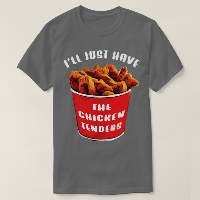 Jag ska bara ha kycklinganbud. t shirt (Design framsida)