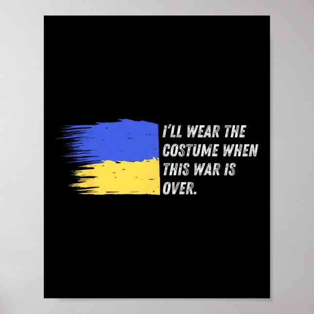 Jag ska bära kostymen när det här kriget är över – poster (Framsidan)