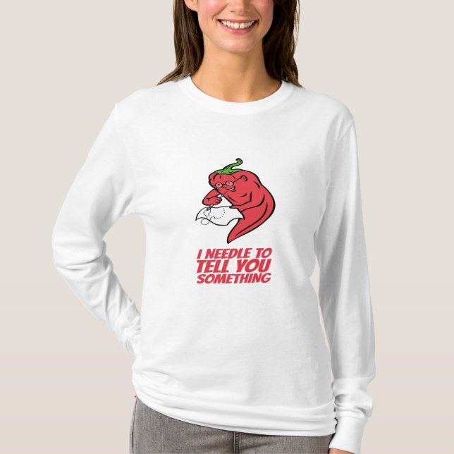Jag ska berätta för dig i Nål T Shirt (Framsida)