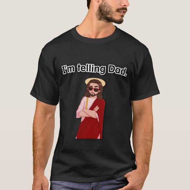 Jag ska berätta för pappa t shirt (Framsida)