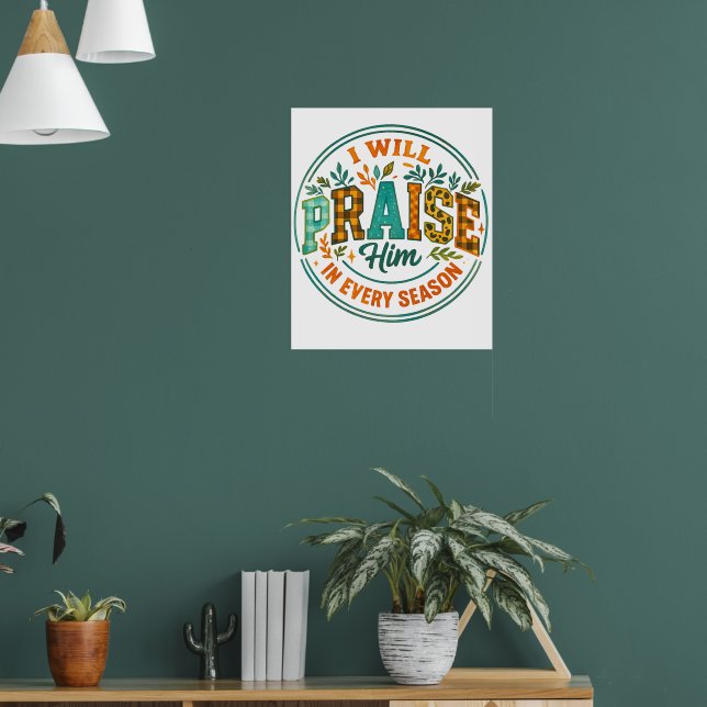 Jag ska berömma honom.. poster (Vardagsrum 1)