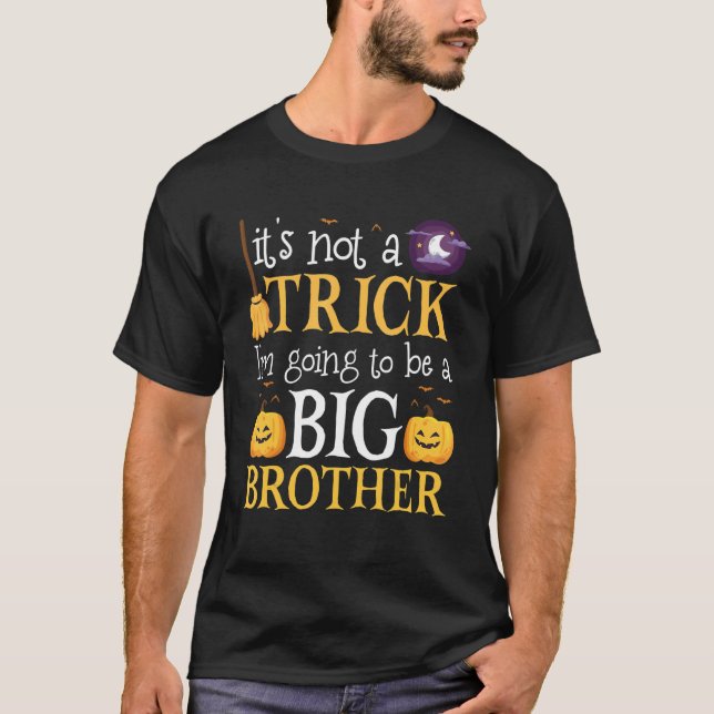 Jag ska bli Big Brother Halloween Gravid Ann. T Shirt (Framsida)