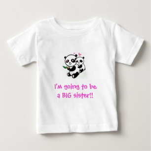 Jag ska bli en BIG syster T-shirt