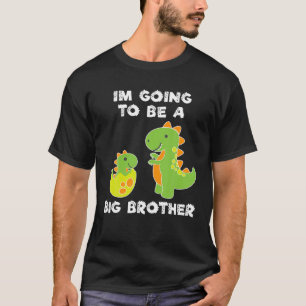 Jag ska bli en gammal storebror Dinosaur Dino T Shirt