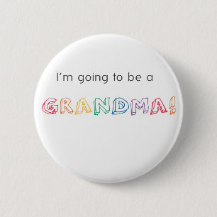 Jag ska bli en GRANDMA! Knapp