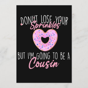 Jag ska bli en kusin, Gravid avisering Inbjudningar