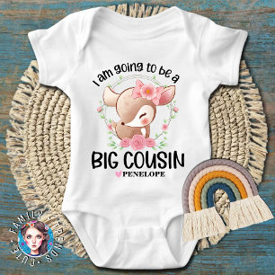 Jag ska bli en stor kusin Cute Fawn T Shirt