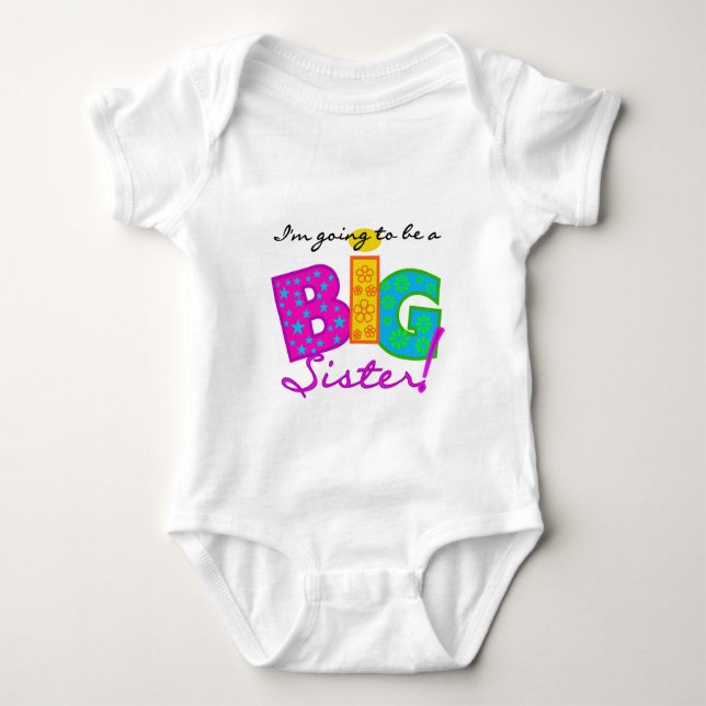 Jag ska bli en stor sisterskjorta t shirt (Framsida)