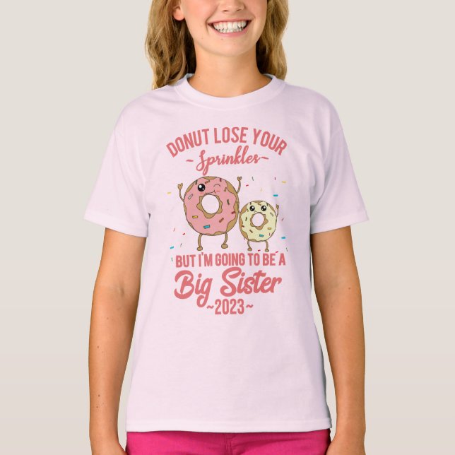 Jag ska bli en stor syster 2023-Gravid. T Shirt (Framsida)