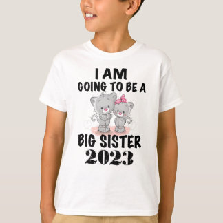 Jag ska bli en stor syster 2023 t shirt