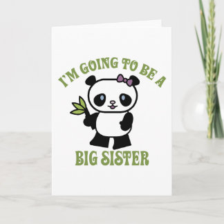 Jag ska bli en stor syster helgkort
