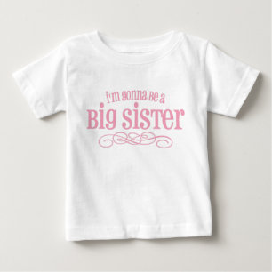 Jag ska bli en stor syster t shirt