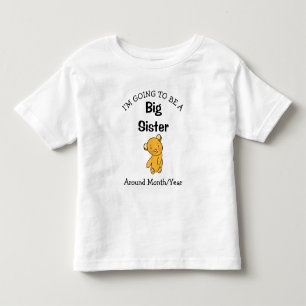 Jag ska bli en stor syster t shirt