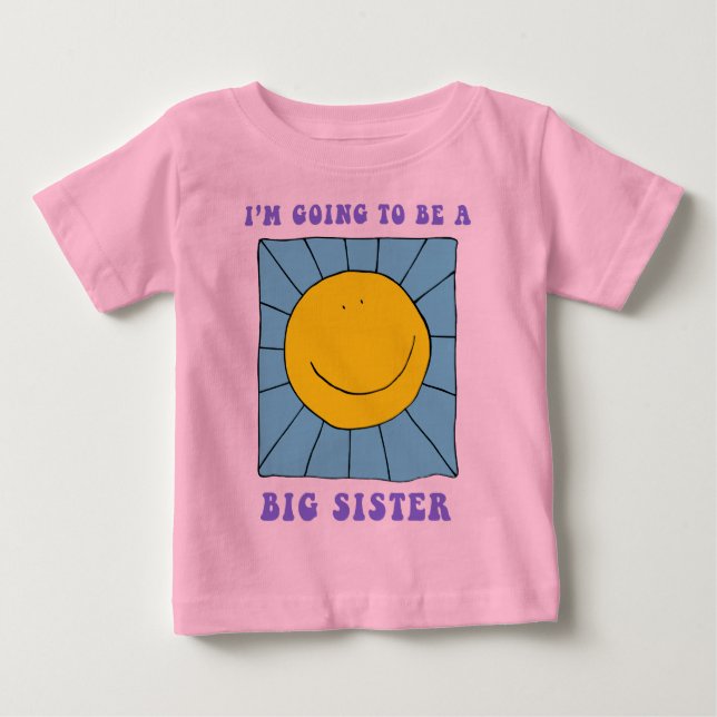 Jag ska bli en stor syster T-Shirt (Framsida)