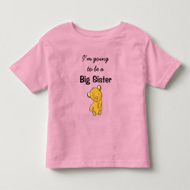 Jag ska bli en stor syster t shirt