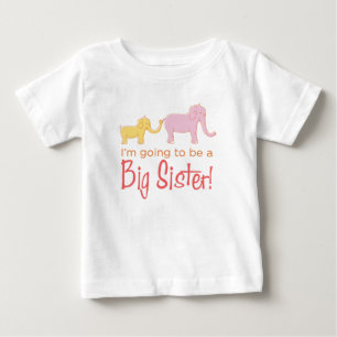 Jag ska bli en stor syster tee shirt