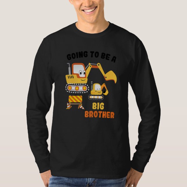 Jag ska bli en storebror 2023-Gravid T Shirt (Framsida)