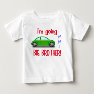 Jag ska bli en storebror-bil t-shirt