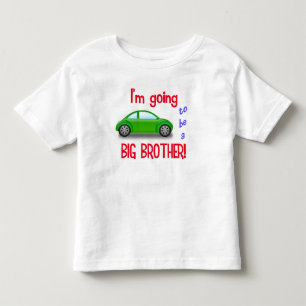 Jag ska bli en storebror-bil t-shirt