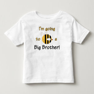 Jag ska bli en storebror - Cute Bee Design Tee Shirt