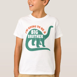 Jag ska bli en storebror Dinosaur T-shirt