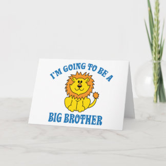Jag ska bli en storebror helgkort