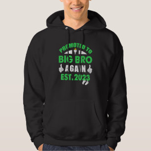 Jag ska bli en storebror igen 2023 Big Bro Hoodie