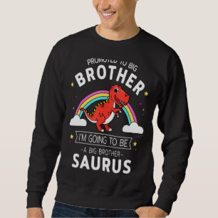 Jag ska bli en storebror. lång ärmad tröja