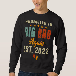 Jag ska bli en storebror. lång ärmad tröja