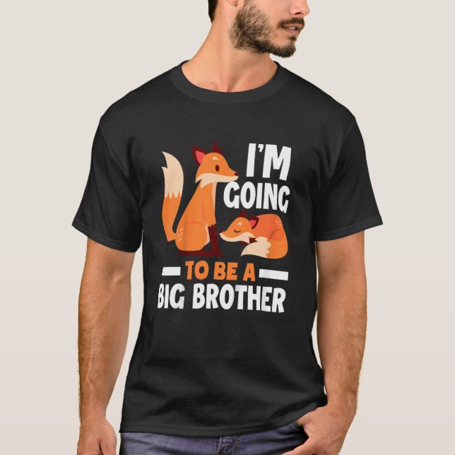 Jag ska bli en storebror. t shirt (Framsida)