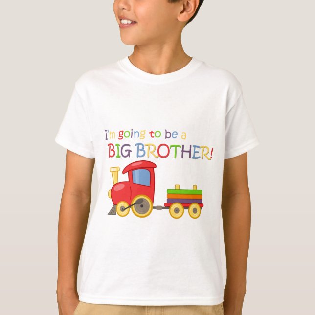 Jag ska bli en storebror! t-shirt (Framsida)