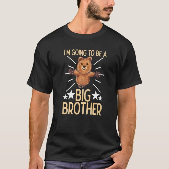 Jag ska bli en storebror t shirt (Framsida)