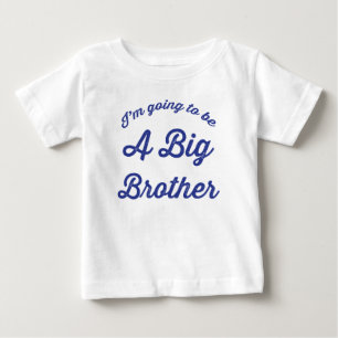 Jag ska bli en storebror T Shirt i Blue