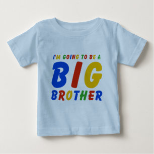 Jag ska bli en storebror tee shirt