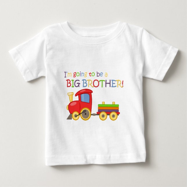 Jag ska bli en storebror! tee shirt (Framsida)