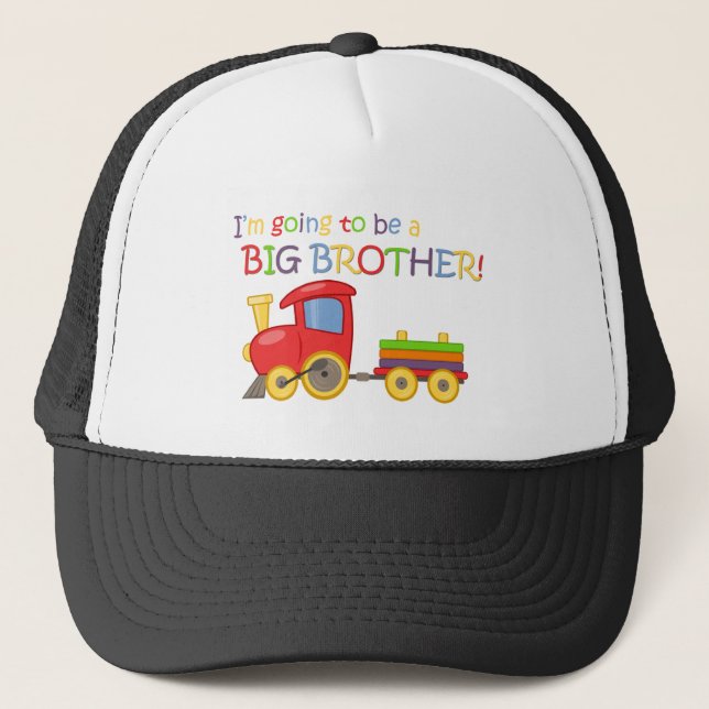 Jag ska bli en storebror! truckerkeps (Framsida)