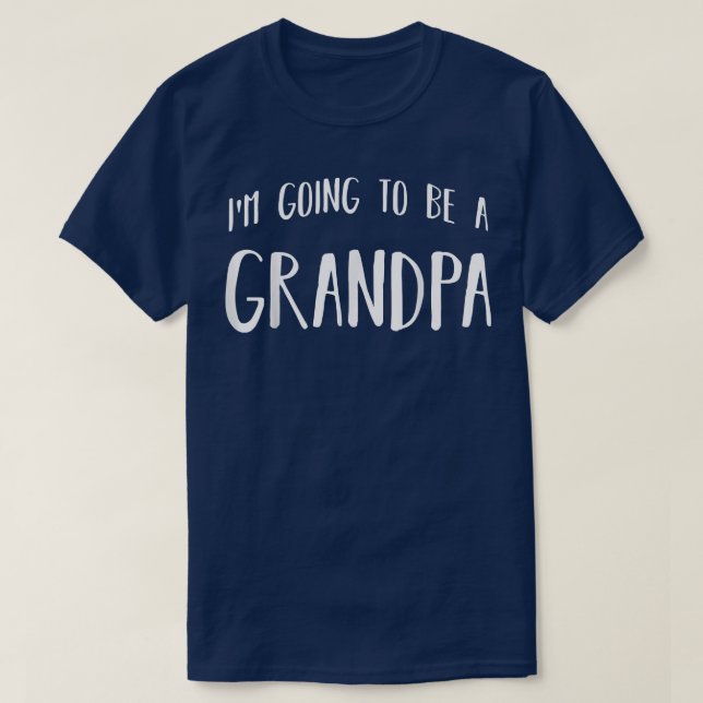 Jag ska bli farfar framtida farfar  t shirt (Design framsida)
