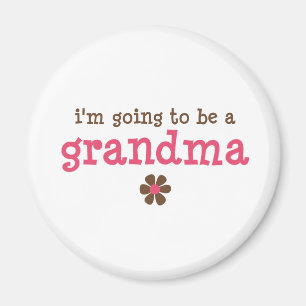 Jag ska bli mormor T-shirt Magnet