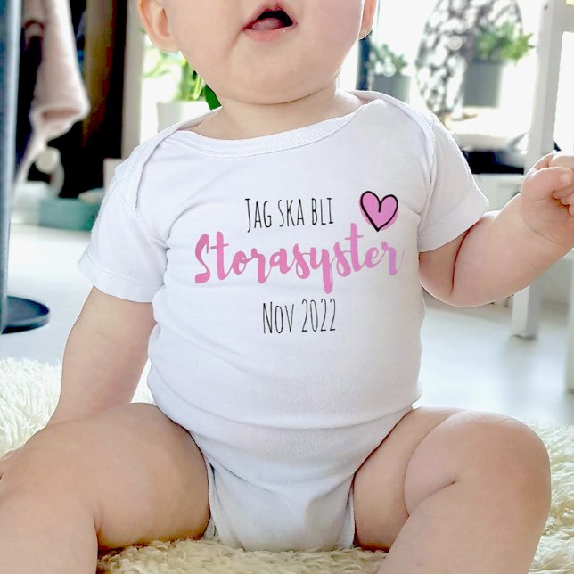 Jag ska bli storasyster t shirt (Skapare uppladdad)