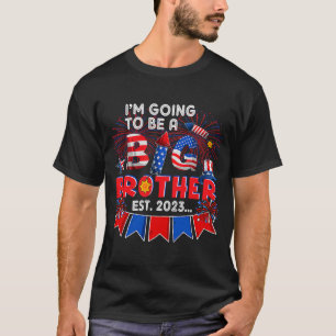 Jag ska bli storebror 2023 Fireworks P T Shirt