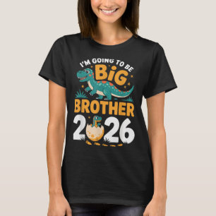 Jag ska bli storebror 2026 - Dino-Graviden T Shirt