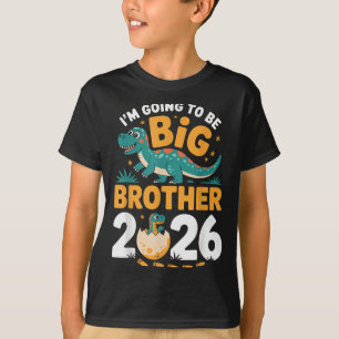 Jag ska bli storebror 2026 - Dino-Graviden T Shirt