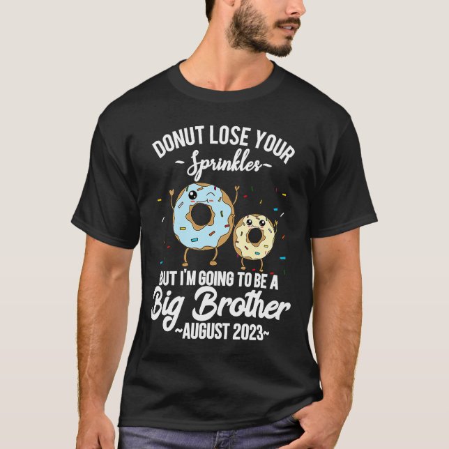Jag ska bli storebror augusti 2023 Baby Ann T Shirt (Framsida)